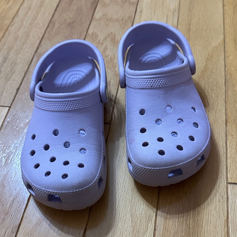 Purple Crocs